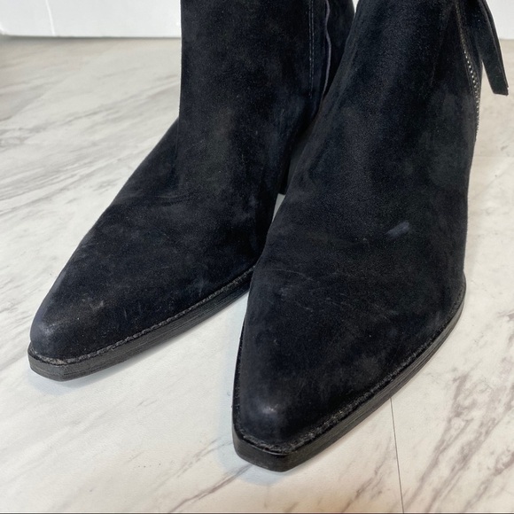 Sam Edelman Walden Black Suede Bootie 9M - Picture 11 of 14